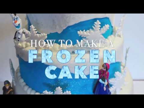 DISNEY FROZEN CAKE: Easy and Looks Amazing, Step by Step.