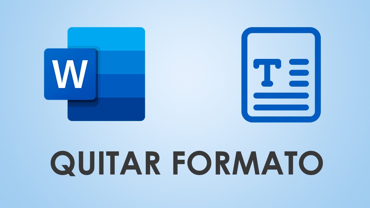 Cómo QUITAR FORMATO en Word de un texto que traemos de INTERNET