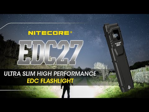 About the Flashlight EDC27, Nitecore, 3000 lm