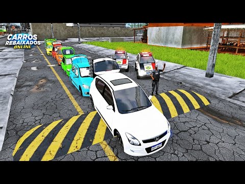 Lowered Cars Online | Getting Stuck on Speed ​​Bumps with Hatchbacks!