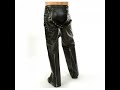 Men S Men Gothic Black Biker Leather Bondage Pant 100 Genuine Leather ZippiLeather