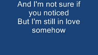 Evan Taubenfeld - Still In Love Somehow - Lyrics