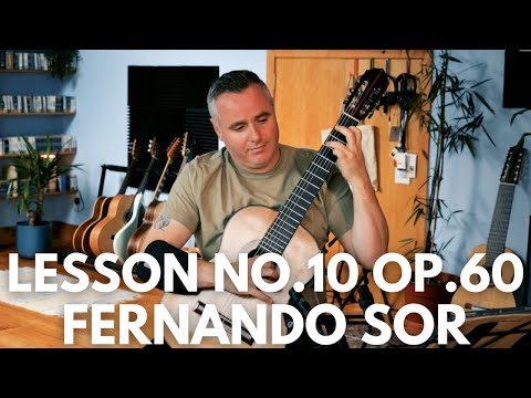 Lesson No.10 from Opus 60 by Fernando Sor. Matthew McAllister (Guitar).