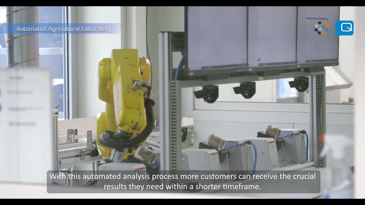 Robotic-Automated Agriculture lab - Eurofins robotic automation solution.