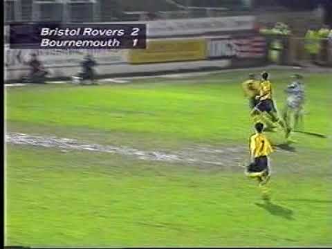 Bristol Rovers v AFC Bournemouth, Twerton Park, Nov 1995