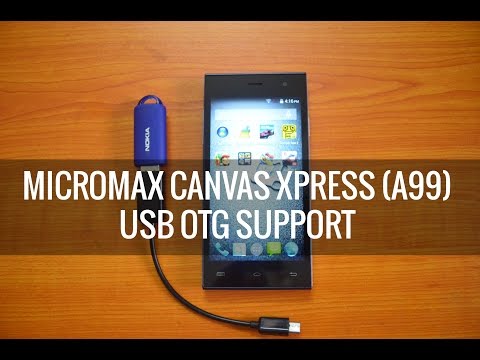 USB OTG Support on Micromax Canvas Xpress (A99)