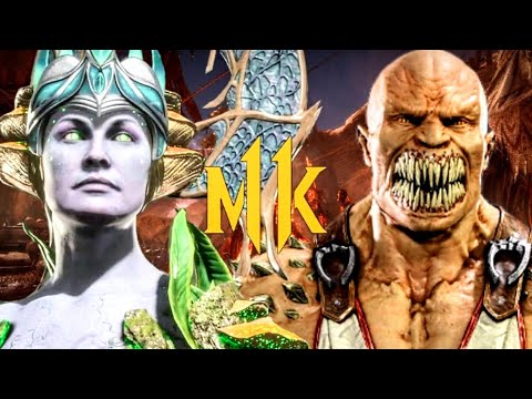 Cetrion vs Baraka Boss Fight on BRUTAL Difficulty | mortal kombat 11 cetrion