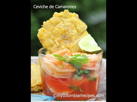 Ceviche de Camarones (Colombian Shrimp Ceviche)