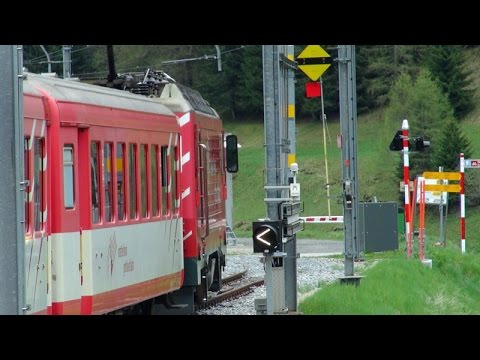 MGB - Ride from Brig to Göschenen behind a HGe 4/4'' electric (Part 1)