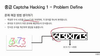 중급 Captcha Hacking ① - Problem Define [ Python 데이터 분석과 이미지 처리 ] (CTF Captcha Hacking Project ①)