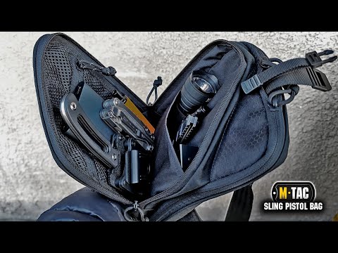 M-Tac сумка Sling Pistol Bag Elite Hex с липучкой Multicam/Ranger Green (зеленый мультикам) тактическая - фото 1 - id-p1929123572