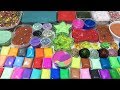 MIXING ALL MY SLIME INTO SOFT CLAY SLIME SMOOTHIE SATISFYING SLIME VIDEOS BOOMSLIME