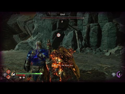 God of War Ragnarok - Gna Boss Fight No damage (Ultimate Realm Shift Build)