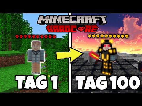 ICH habe 100 TAGE in MINECRAFT HARDCORE mit dem HEXXIT MODPACK überlebt und DAS ist passiert Teil 2