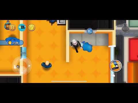 Robbery Bob: CHAPTER 6 - HIGH-RISE Level 8 , 100% iOS/Android Walkthrough