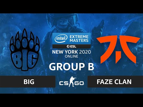 CS:GO - FaZe Clan vs. BIG [Nuke] Map 2 - IEM New York 2020 - Group A - EU