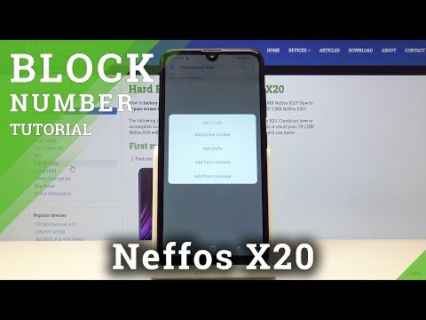 How to Block Number in TP-LINK Neffos X20 - Block Texts & Calls