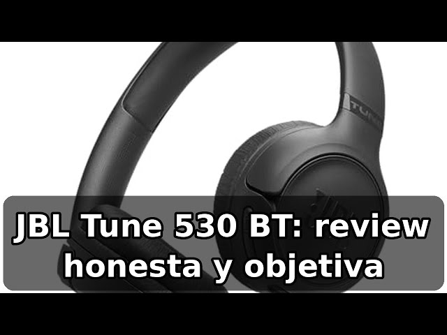 Vídeo relacionado con JBL Tune 660 NC Auriculares supraaurales inalámbricos con bluetooth y cancelación de ruido, sonido Pure Bass, hasta 44h de música de música continua, color negro