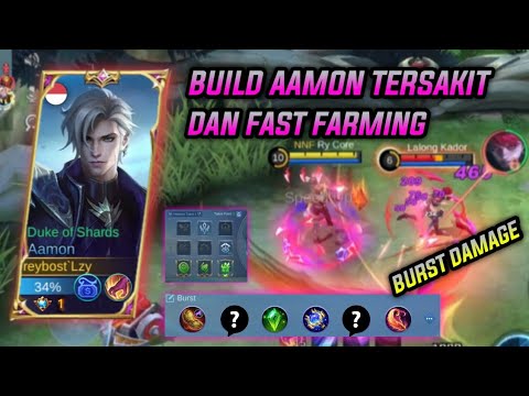 Build Aamon tersakit di Meta sekarang || TOP GLOBAL AAMON || + fast farming 2022
