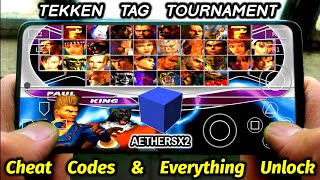 Tekken tag tournament aethersx2 emulator cheat codes | Tekken tag tournament everything unlock
