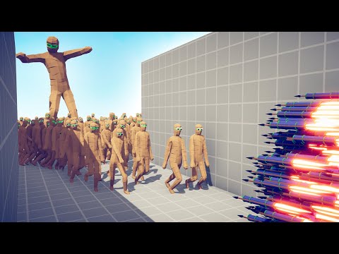 100x ZOMBIE MUMMY + GIANT vs EVERY GOD - TABS | Totally Accurate Battle Simulator 2022