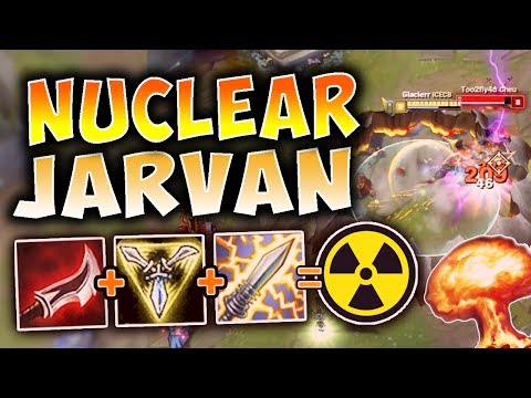 NUCLEAR JARVAN ONE-SHOT BUILD! ABSOLUTELY EXPLOSIVE DAMAGE! | League of Legends