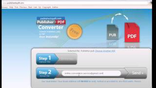 Convert Publisher (.pub) documents to PDF for Free Online