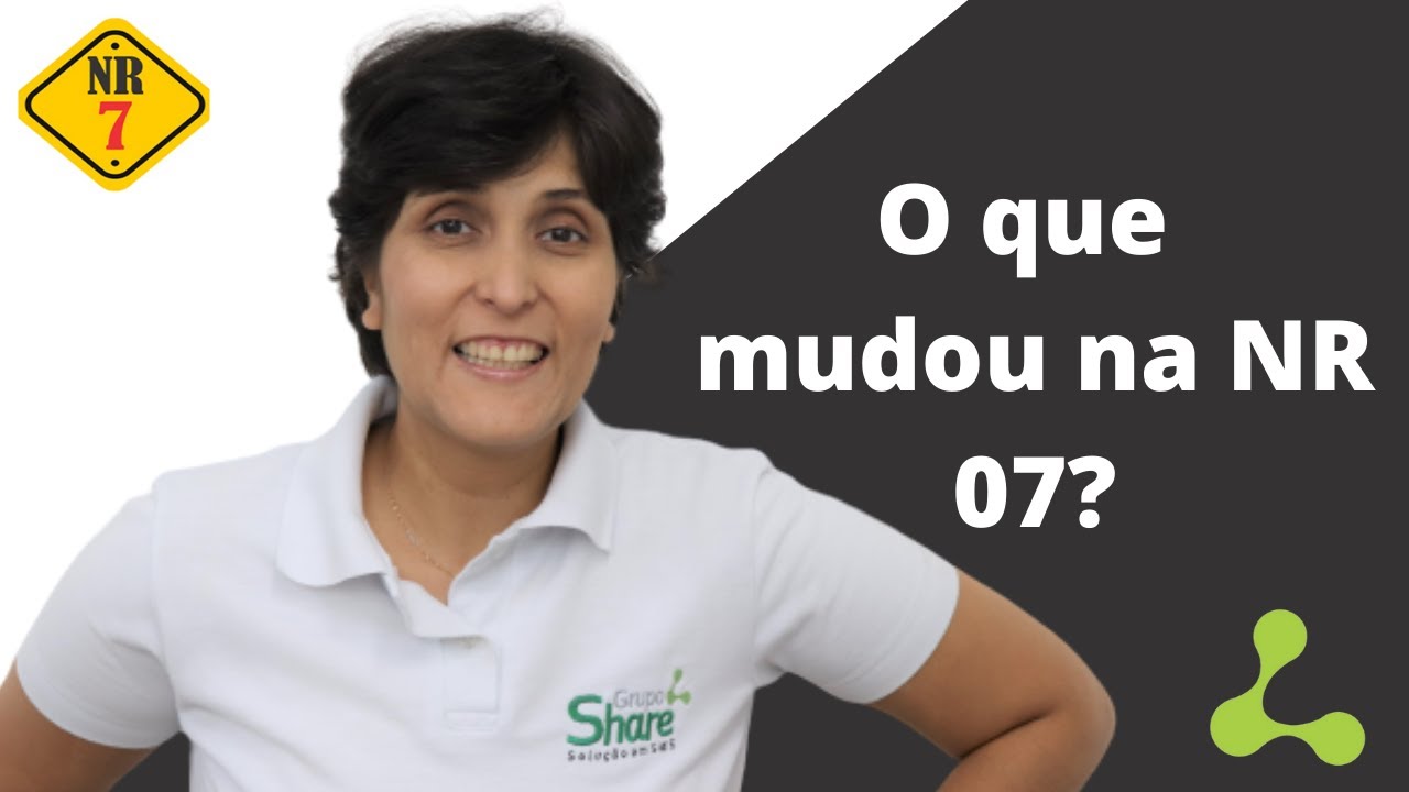 O que mudou no novo texto da Norma Regulamentadora nº 07 (NR 07)?