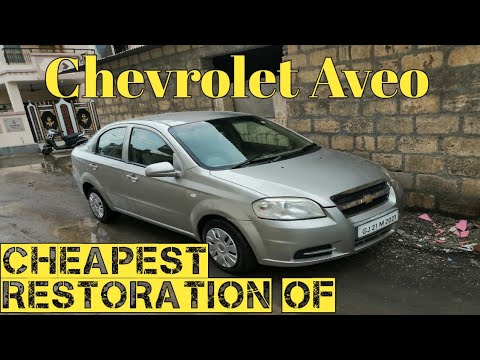 Chevrolet Aveo repaint | car repaint | aveo modification | Restoration process