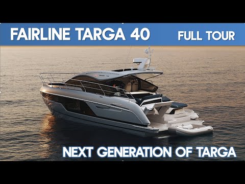 The Brand New Fairline Targa 40 World Premiere | Full Walkthrough | The Marine Channel