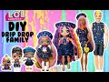 DIY LOL Surprise Family Drip Drop MEGA Makover! Custom Fun Craft With Barbie & Ken Dolls
