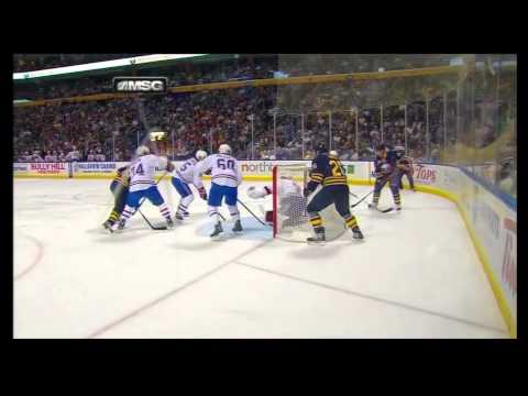 Cody Hodgson first two goals as a Sabre vs Habs March 21 2012