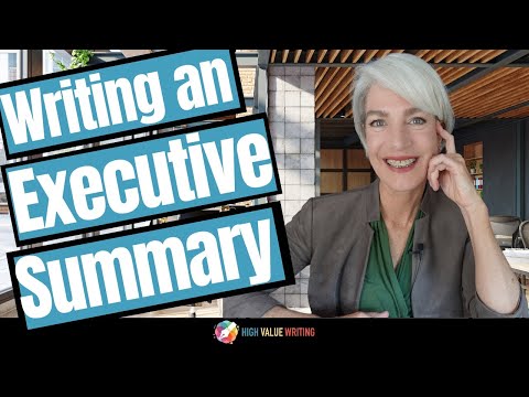 Write Better Executive Summaries In Minutes!