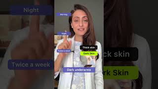 Dark underarms | how to improve? #dermatologist