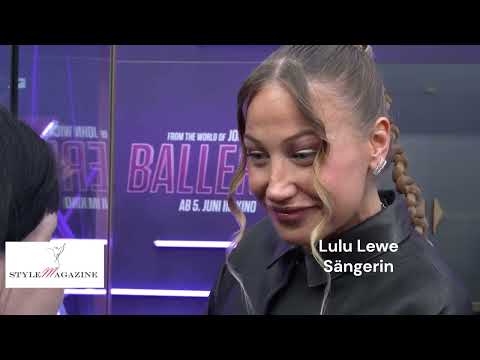 Lulu Lewe im Interview auf der Ballerina Premie in Berlin