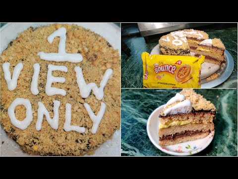 Made From Biscuit | Pineapple Biscuit Cake Recipe No Oven | सेक्रेट तरीका से बनाये बिस्किट केक
