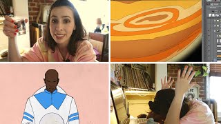 Comics & Clip Studio Paint Tips While Editing my Scifi Webcomic | Comics Art Vlog
