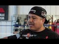 ROBERT GARCIA "MIKEY'S READY TO PULL IT OFF! READY FOR WHATEVER SPENCE BRINGS! NO FEAR WHATSOEVER!"