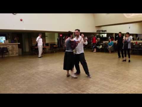  Marisol Morales  and  Alejandro Larenas  are  dancing  to  "  Don Juan  "  by  Carlos di Sarli  at  Toronto Tango Festival  in  2016