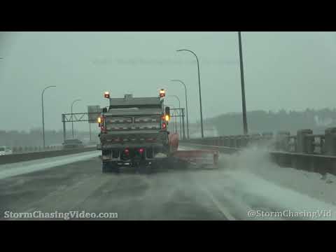 Scenes of Winter Storm Impacting Twin Cities - 2/22/2022