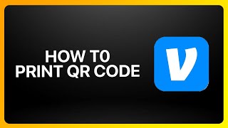 How To Print Venmo Qr Code Tutorial