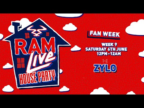 RAMLive House Party Fan Week - 6/06/20 - 1pm-2pm - Zylo