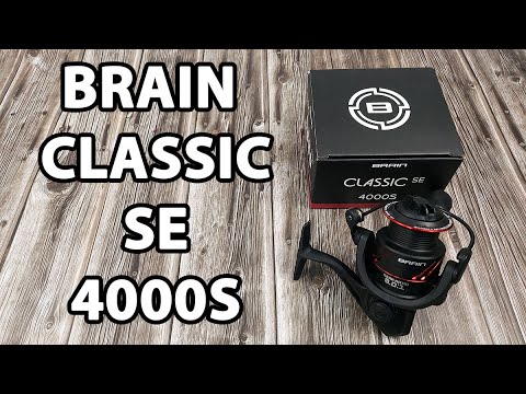 Котушка Brain Classic SE 4000S (4+1 підшип.), низькопрофільна шпуля, 5.0:1