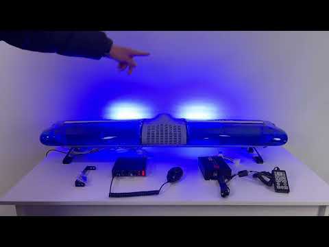 Мигалка синего цвета с СГУ на крышу автомобиля проблесковый маячек 120 см - фото 1 - id-p2024926869