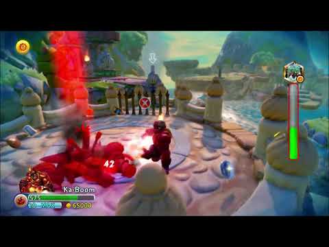 Skylanders Trap Team Bruiser Cruiser Boss Battle with Ka-Boom (Nightmare Mode)