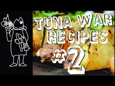 TUNA WARS: How to Make Tuna Sushi Cripsy Tacos