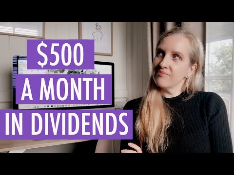 How To Make $500 a Month In Dividends