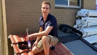 Boss Solar ProSolar Solar Pool Heating Kit - Laying the Solar Coils