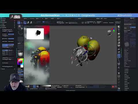 Kermaco: Mech Design – Ara Kermanikian – ZBrush 2022