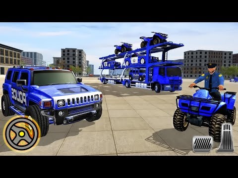 US Police Transport Plane - Emergency Hummer Car Driving Simulator | Android Gameplay